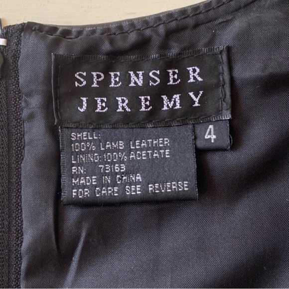 Never worn, new Leather dress - Picture 4 of 8